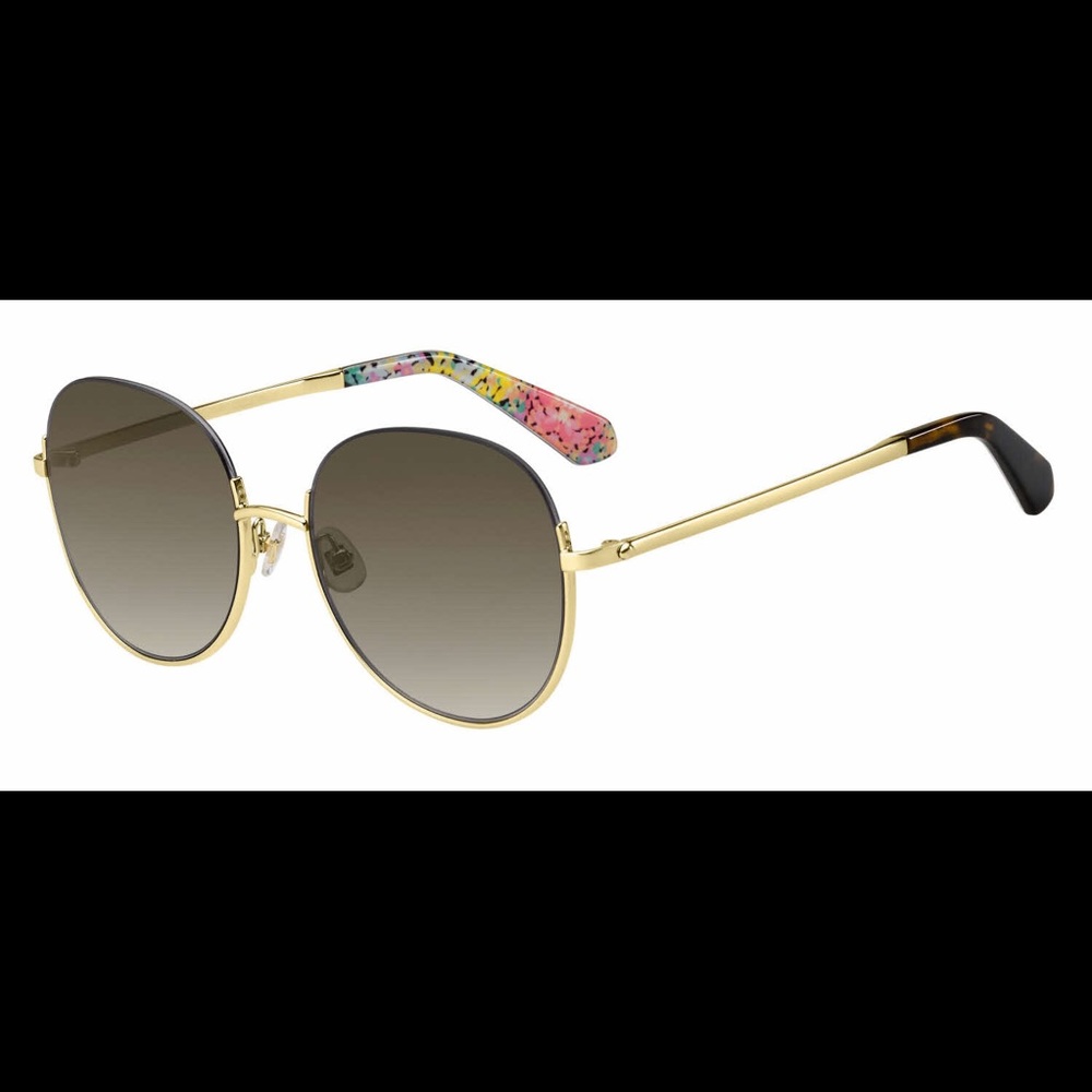 NWT. Authentic Kate Spade Astelle Semi-Rimless Sunglasses